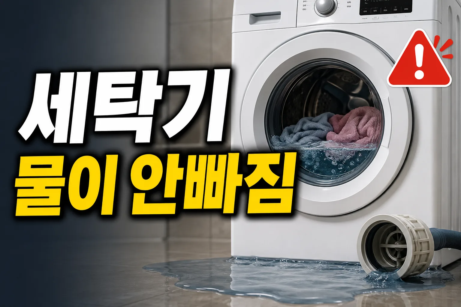 washer water not draining