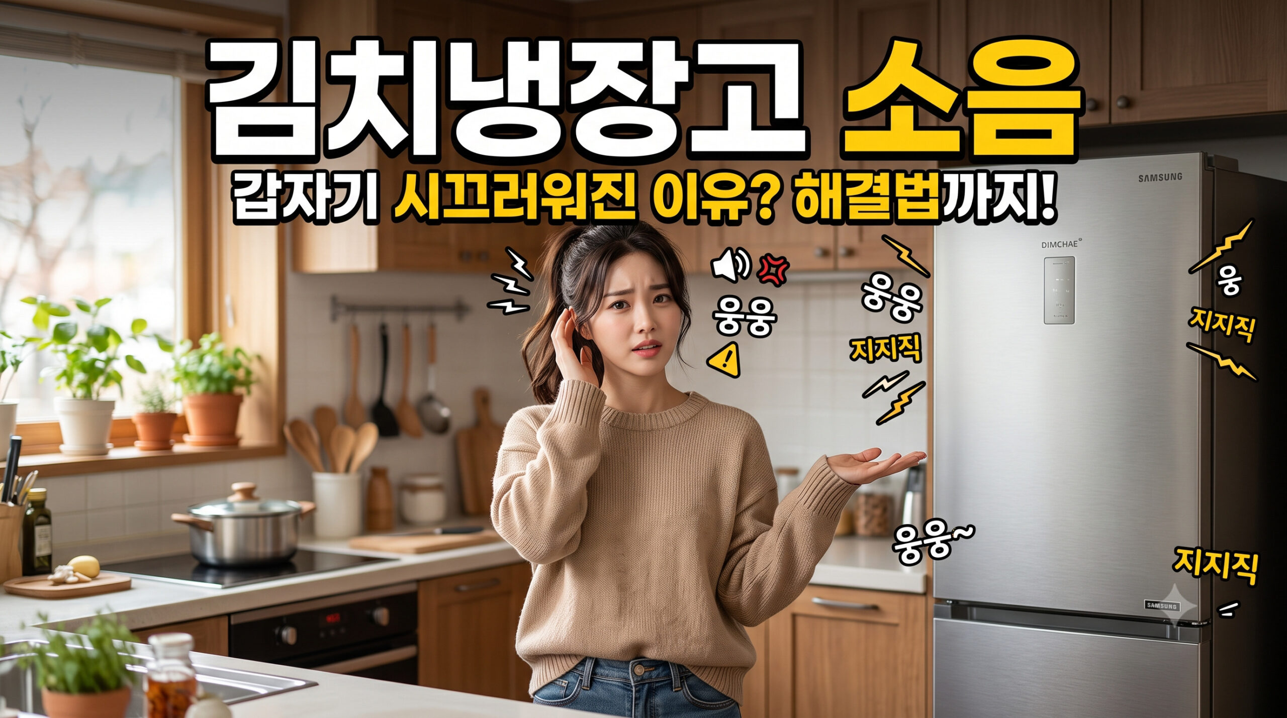 Kimchi refrigerator noise scaled