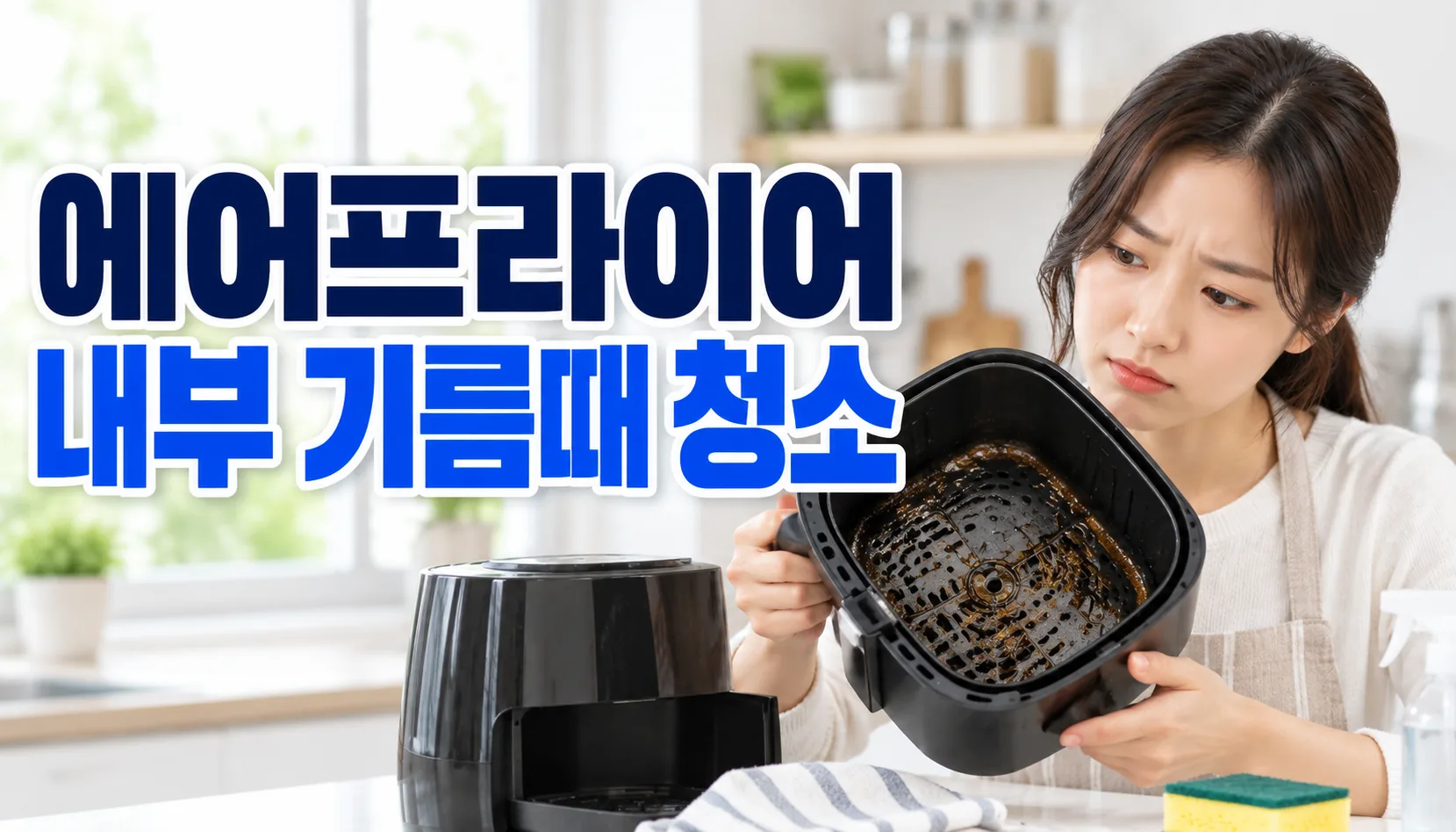 air fryer grease cleaning