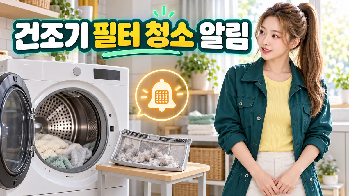 dryer filter cleaning alert