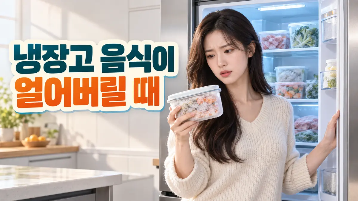 refrigerator food freezing