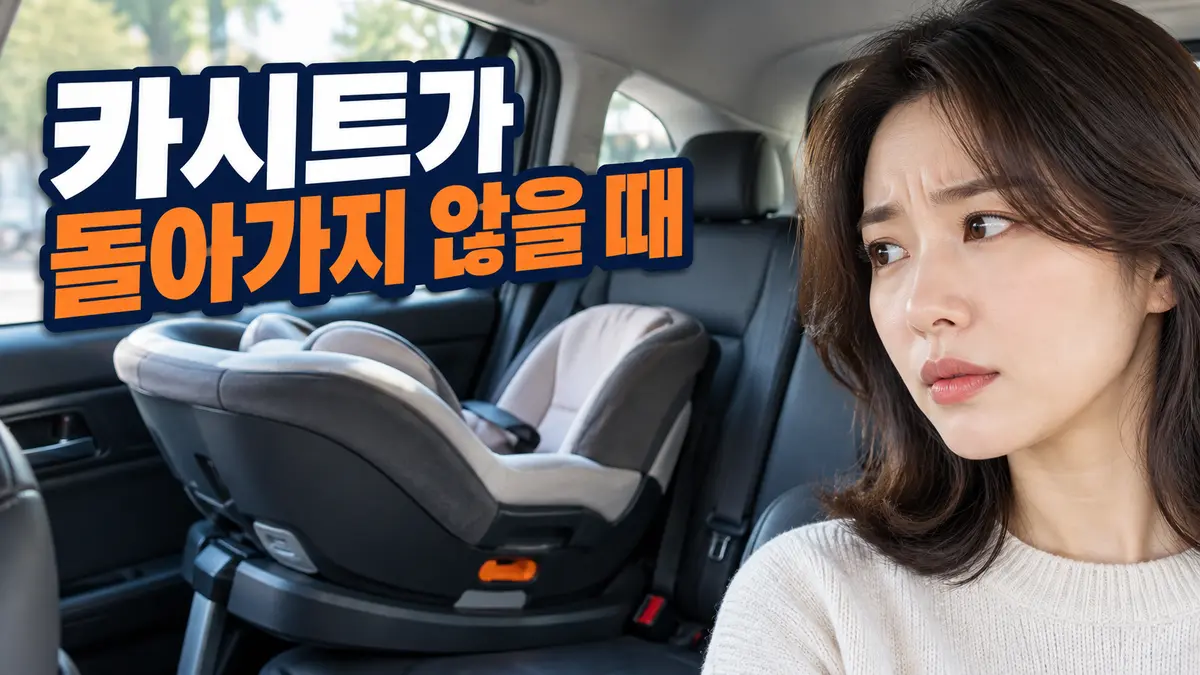car seat not rotating